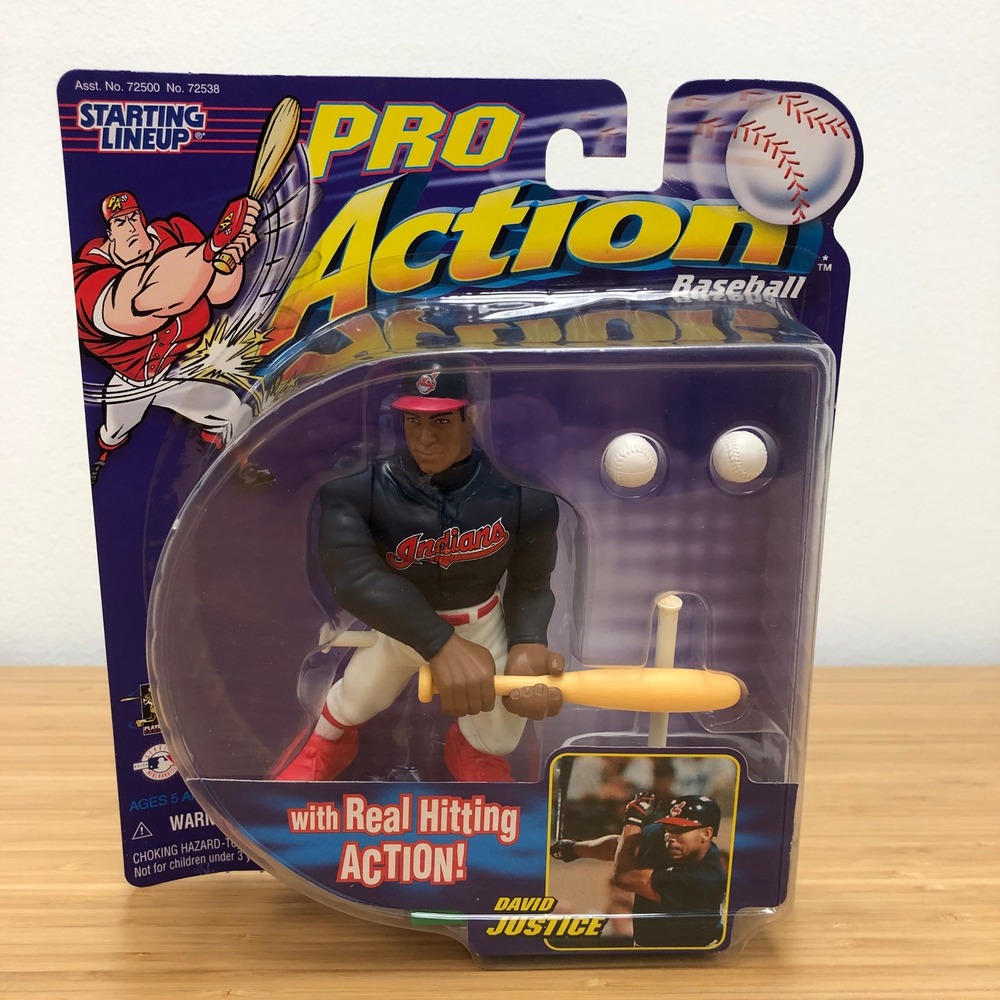 Starting Lineup David Justice Action‎ Figure Blue 1998 Indians